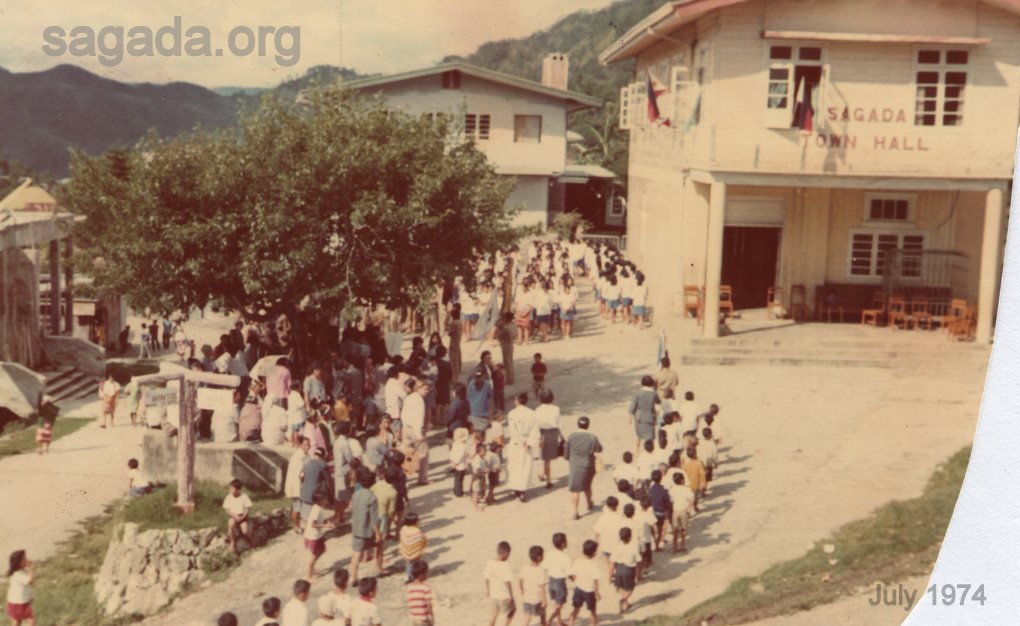 Sagada Town Hall 1974 July